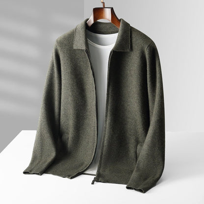Jackson™ - Cardigan de cashmere com zíper completo e estiloso
