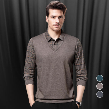 Miles™ - Modern Two Piece Collar Long Sleeve Shirt