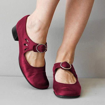 Lina™ - Stilvolle orthopädische Ledersandalen