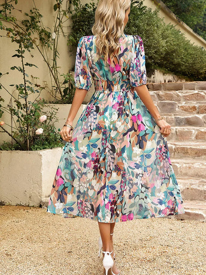 Lily™ - Vestido Floral Elegante de Verão