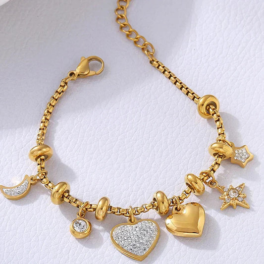 Zoe™ - Elegantes Liebes-Charm-Armband