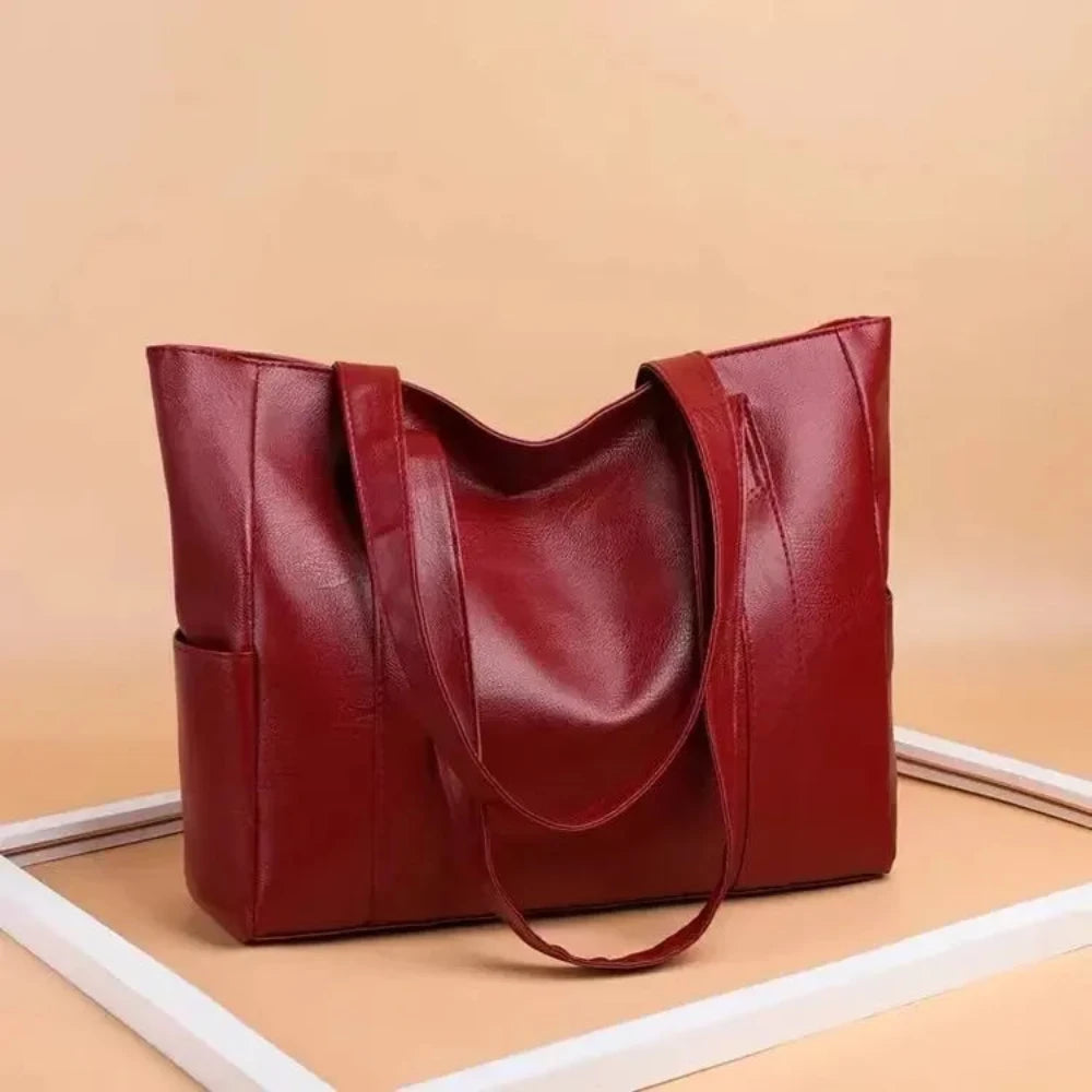 Abigail™ – Minimalistische, luxuriöse, weiche Schultertasche