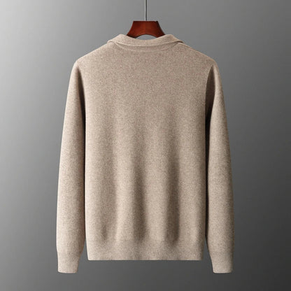 Jackson™ - Cardigan de cashmere com zíper completo e estiloso