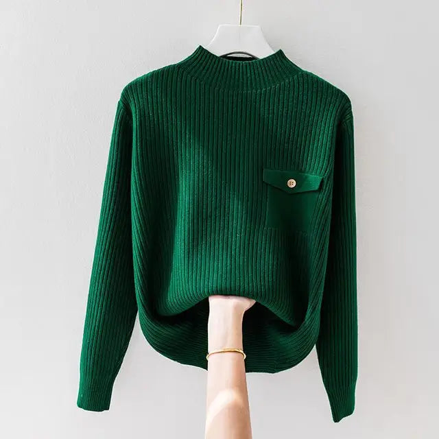 Pulôver de malha elegante Aurora™