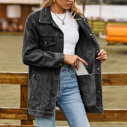 Mia™ – Klassisch elegante Country-Jeansjacke