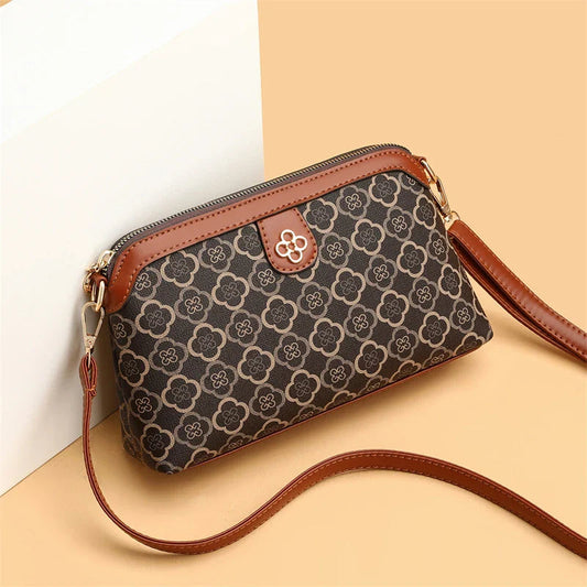 Amelia™ - Bolsa de Ombro Floral Premium