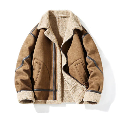 Benjamin™ - Warme Wildlederjacke im Vintage-Stil