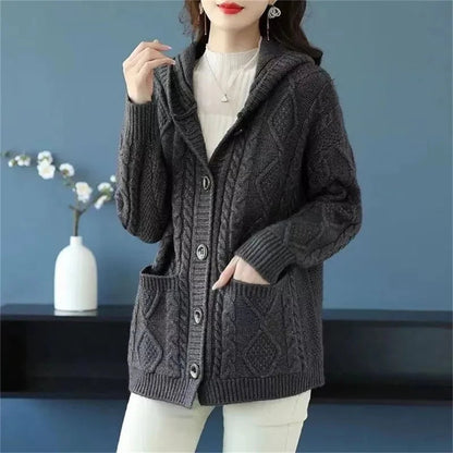 Lina™ - Cardigan Elegante com Ponto Diamante