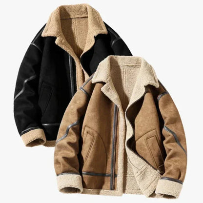 Benjamin™ - Warme Wildlederjacke im Vintage-Stil