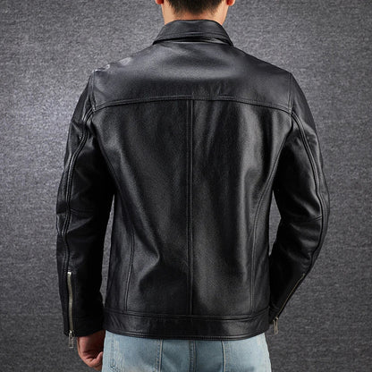 Hunter™ - Jaqueta de couro vegana vintage