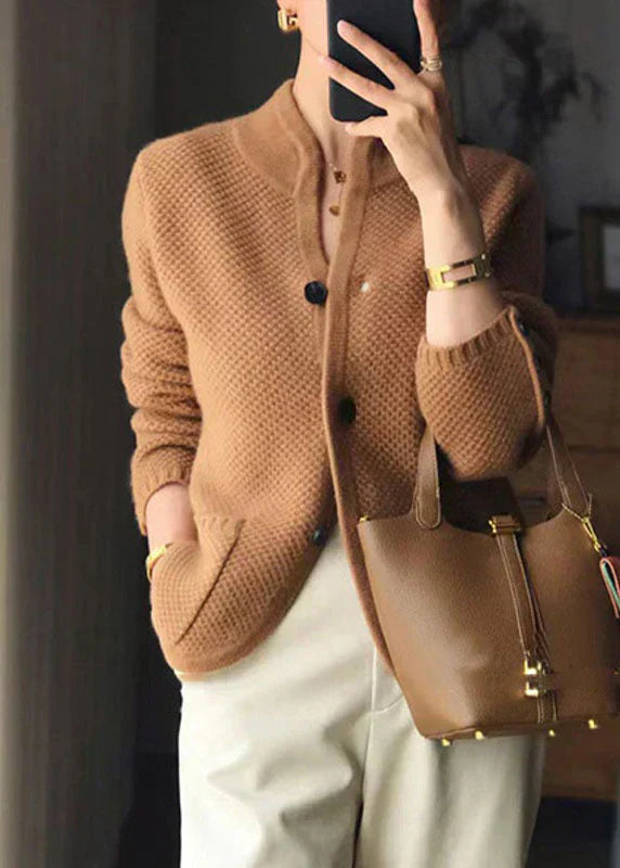 Alissa™ Stilvolle, kuschelige Strickjacke 