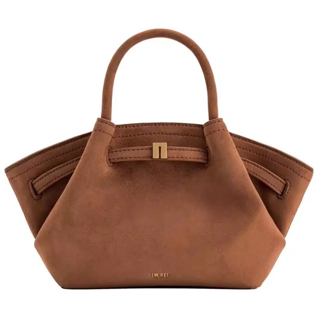 Riley™ - Bolsa de axila em camurça de couro micro