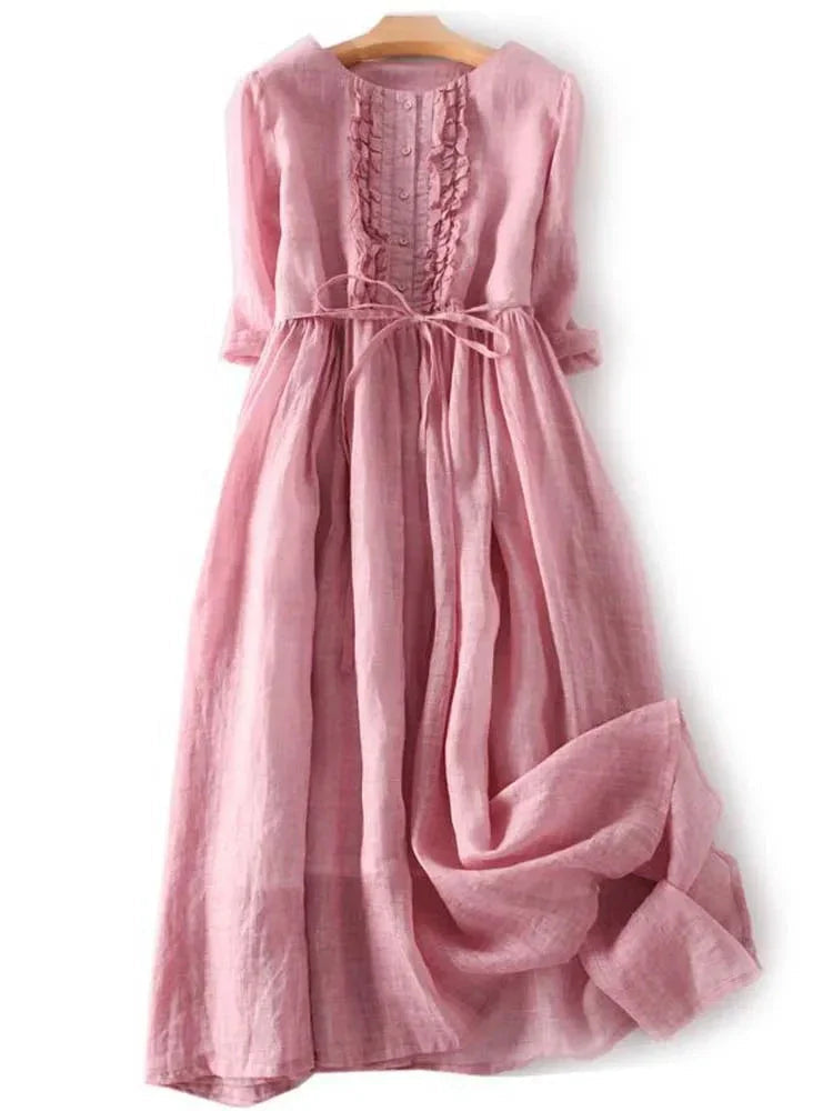 Abigail™ - Vestido Vintage Clássico