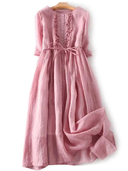 Abigail™ - Vestido Vintage Clássico