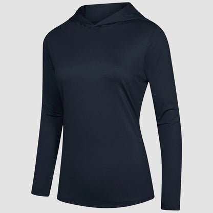 Women's Mint Hoodie Shirts UPF 50+ Sun Protection Long Sleeve UV Shirt Fishing Hiking Athletic Shirts with Thumb Hole