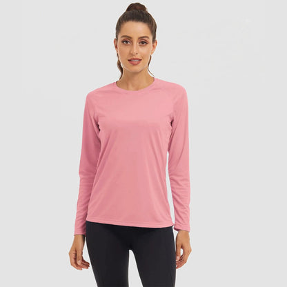 Women's Long Sleeve Shirts UPF 50+ Sun Protection Shirts for Hiking Fishing Workout Rash Guard