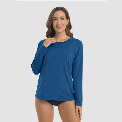 Women's UPF 50+ Sun Protection Shirts Long Sleeve Shirts for Hiking Fishing Workout Rash Guard