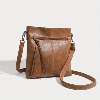 Addison™ Simple Elegance | Bolsa transversal quadrada retrô