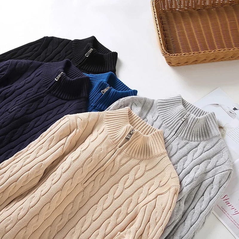 Jason | Eleganter Zip-Pullover 