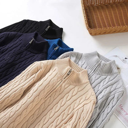 Jason | Eleganter Zip-Pullover 