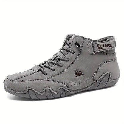 Men's Casual Sneakers, Hook and Loop Closure, Breathable, Non-Slip