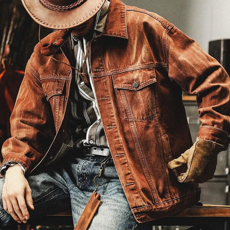 Isaac™ – Jaqueta Jeans Vintage Elegante