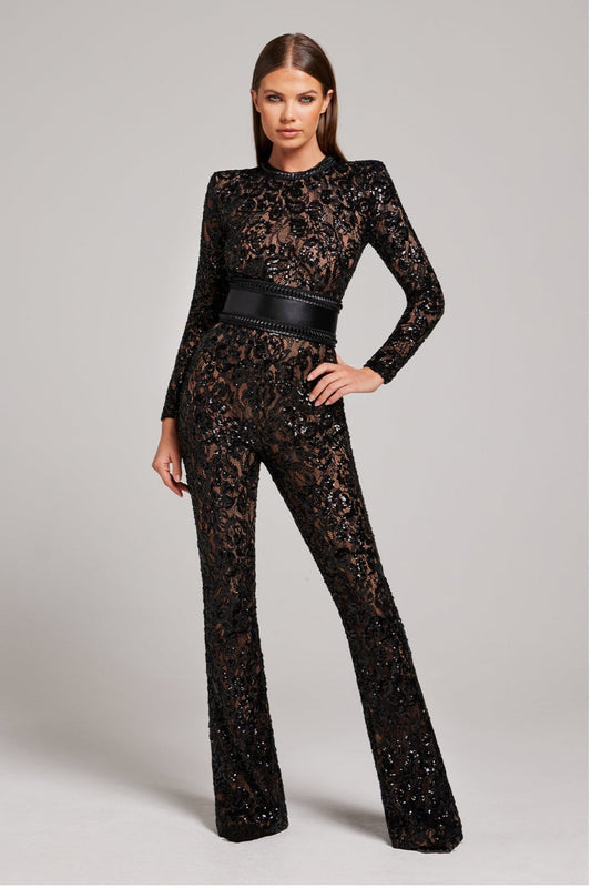 Aubrey™ - Attraktiver Spitzen-Jumpsuit