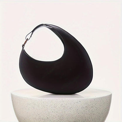 Sophia™ Modern Minimalist | Elegante Hobo-Tasche in Volltonfarbe