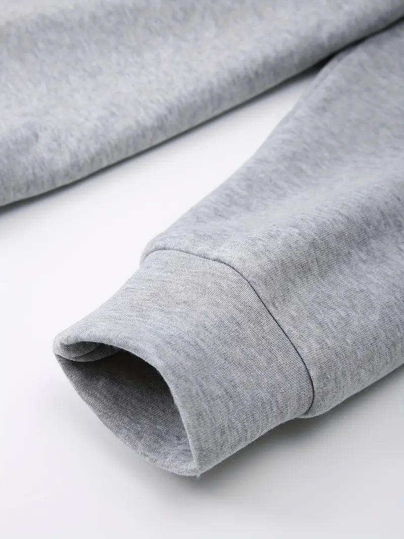 Dog & Heart Paw Print Hoodie – Casual Long Sleeve Sweatshirt