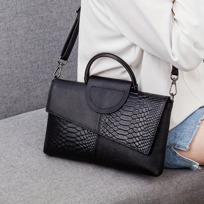 Grace™ Classic | Bolsa de luxo com relevo de crocodilo