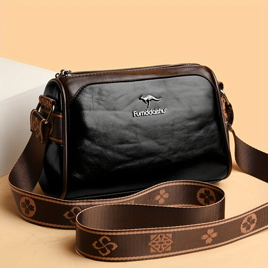 Bolsa transversal de cor sólida da moda - Bolsa de ombro da moda