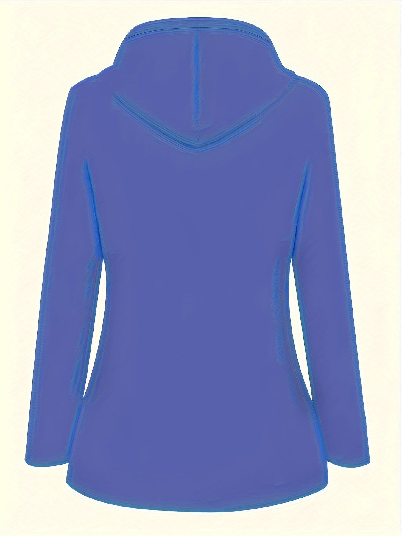 Damen-Windjacke mit Fleecefutter und Kapuze – wasserdichte, lässige Langarmjacke für Herbst/Winter