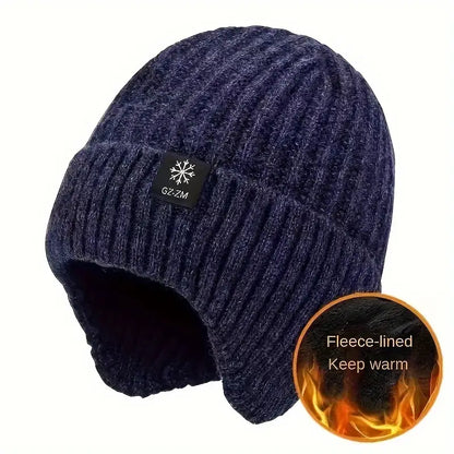 Eli™ - Thermo-Strickmütze mit Ohrenwärmern