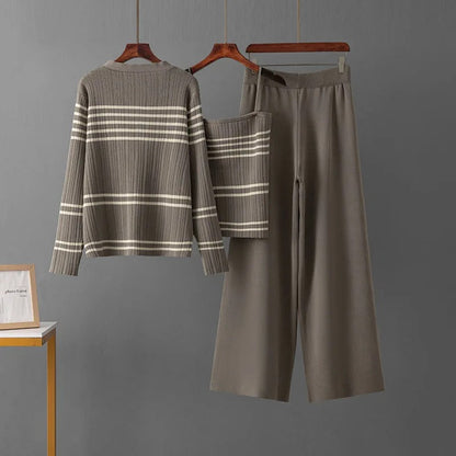 Brooklyn™ - Bequemes Strickset mit Streifen