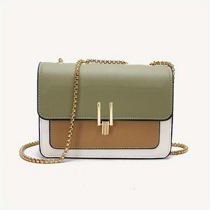 Bolsa de ombro com aba fashion - Bolsa transversal feminina com fivela e alça larga