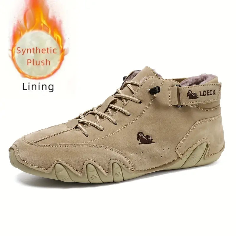 Men's Casual Sneakers, Hook and Loop Closure, Breathable, Non-Slip