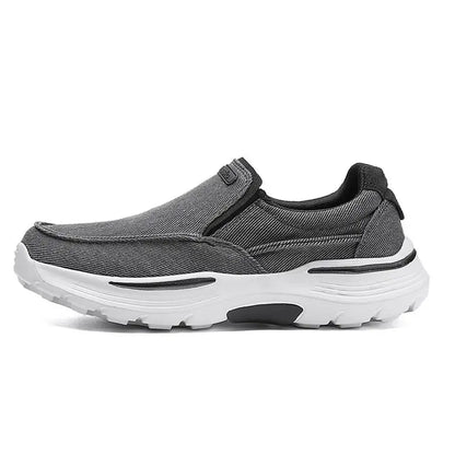 Atmungsaktive Slipper-Schuhe aus Canvas für Herren, bequeme Lauf-Sneaker
