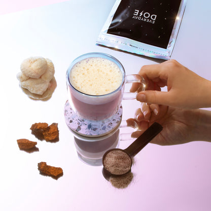 30 porções de café de cogumelo + kit inicial GRÁTIS