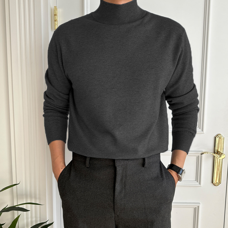 James™ - Bequemer Rollkragenpullover aus Kaschmir