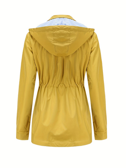2025 New Autumn And Winter Detachable Hooded Trench Coat for Women, Plus Size Stylish Casual Outdoor Raincoat.
