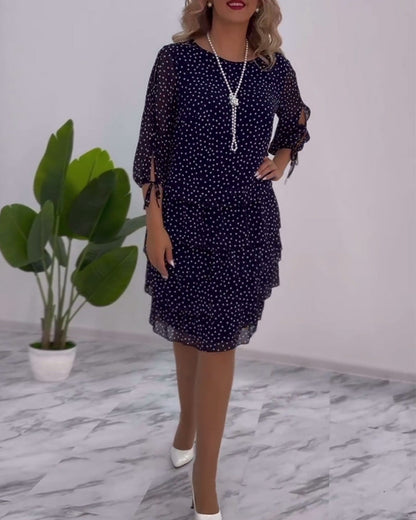 Riley™ - Elegantes Kleid mit Punkten