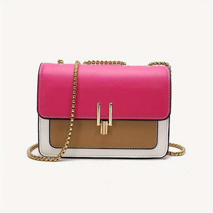 Bolsa de ombro com aba fashion - Bolsa transversal feminina com fivela e alça larga