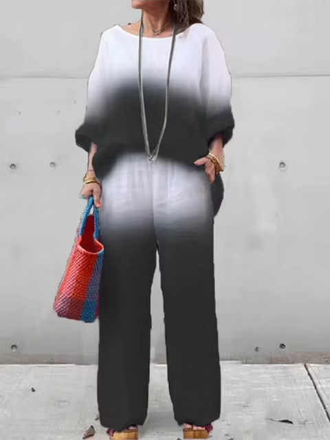 Amelia™ – Super bequemes, lässiges, lockeres Hemd-Hosen-Set