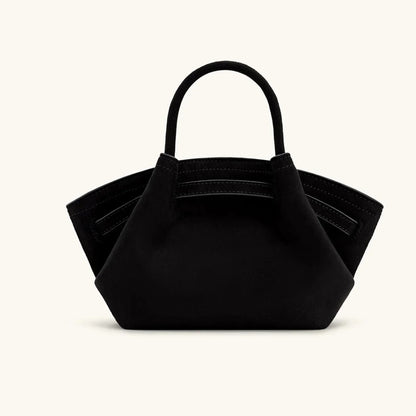 Riley™ - Bolsa de axila em camurça de couro micro