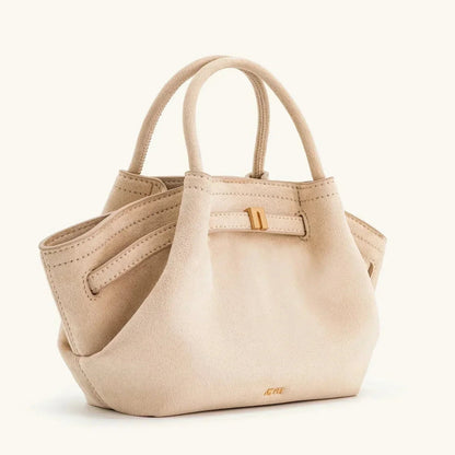 Riley™ - Bolsa de axila em camurça de couro micro