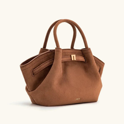 Riley™ - Bolsa de axila em camurça de couro micro