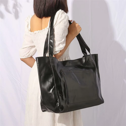 Amelia™ - Bolsa de Ombro Vintage em Couro
