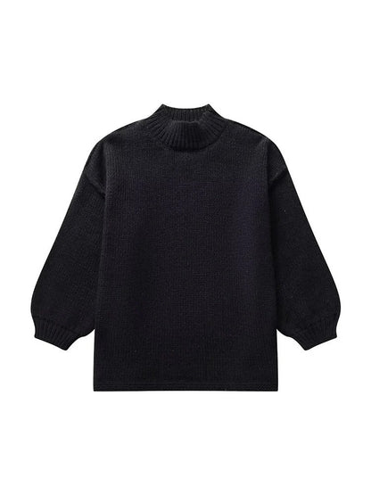Manon | Lässiger Strickpullover mit halbhohem Kragen