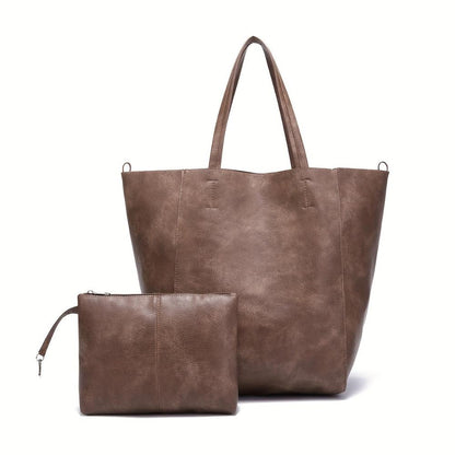 Olivia™ Retro Softness | Bolsa Tote de Grande Capacidade
