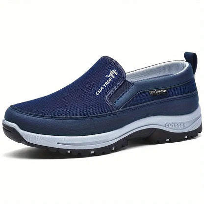 Strick-Loafer für Herren in Übergröße, atmungsaktiv, zum Hineinschlüpfen, rutschfest.